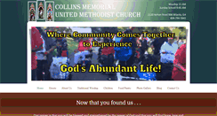 Desktop Screenshot of collinsumc.org